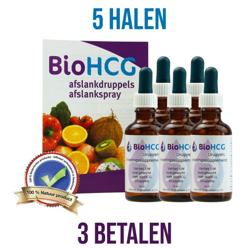 5x Bio-HCG Druppels ACTIE 5x Bio-HCG Druppels ACTIE